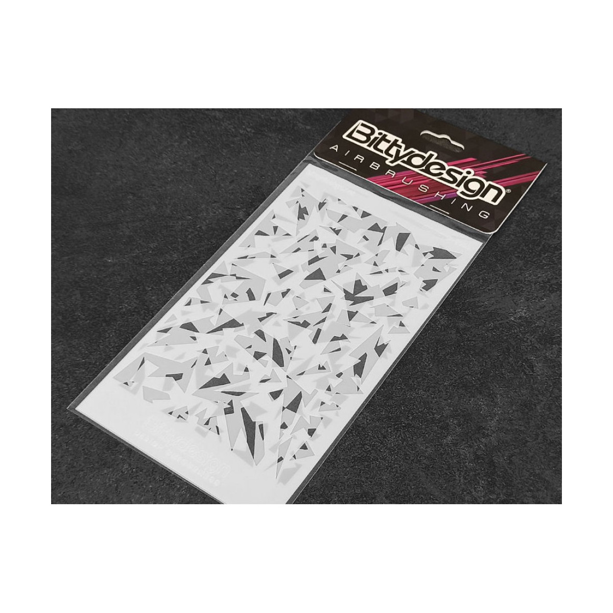 Bittydesign Vinyl Stencil / Schablone Camo Artic (A + B)