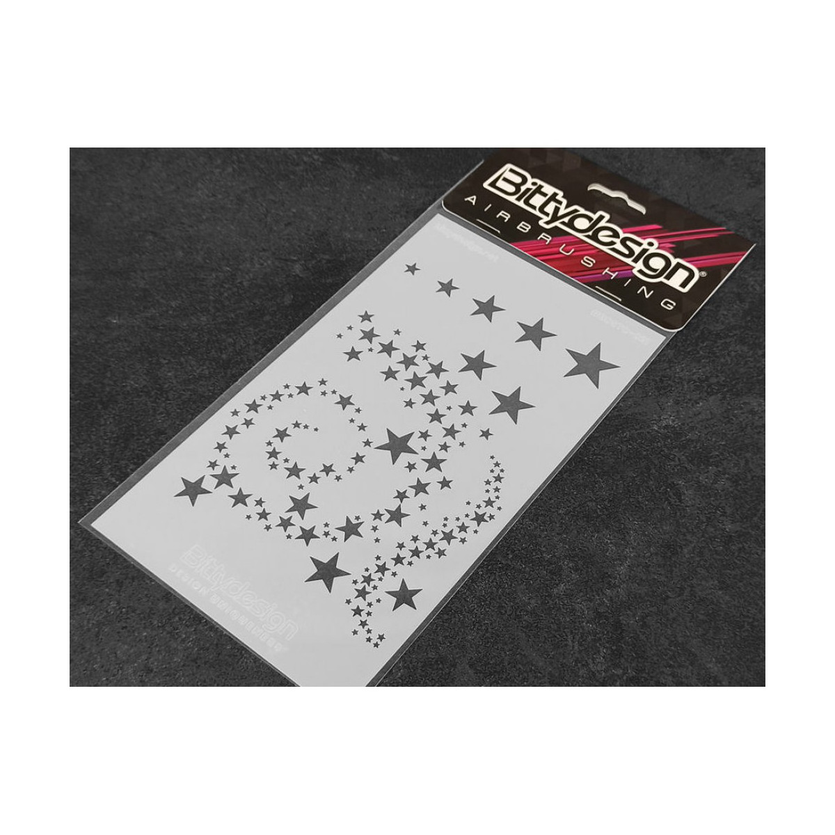 Bittydesign Vinyl Stencil / Schablone Stars V2