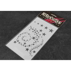Bittydesign Vinyl Stencil / Schablone Stars V2