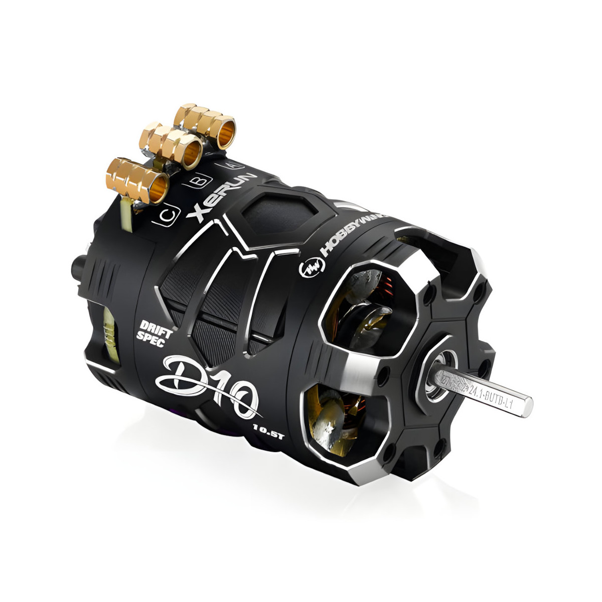 Hobbywing Xerun D10 Brushless Drift Motor 10.5T Schwarz