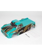 Arrma ARA414005 INFRACTION 4X4 ALL ROAD MEGA PAINTED DECALED TRIMMED BODY TEAL/BRONZE 
