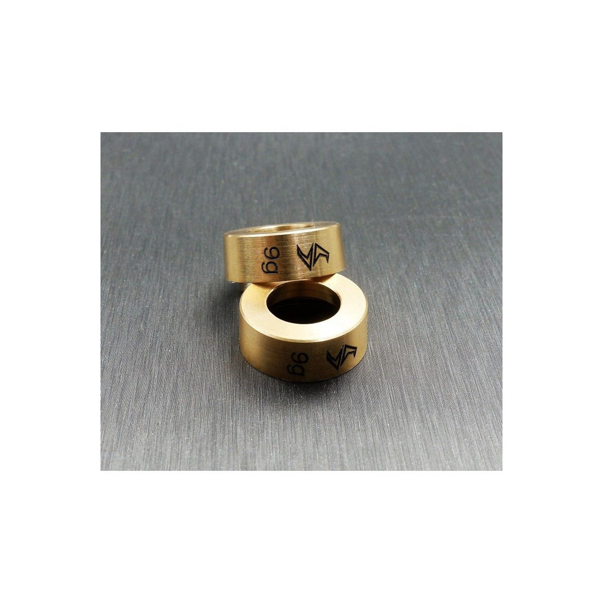 SAMIX SCX24 BRASS WHEEL WEIGHTS (9G) SCX-24 2 PCS