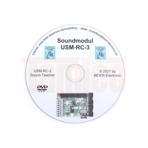 Beier-Electronic DVD-ROM für Soundmodul USM-RC-3
