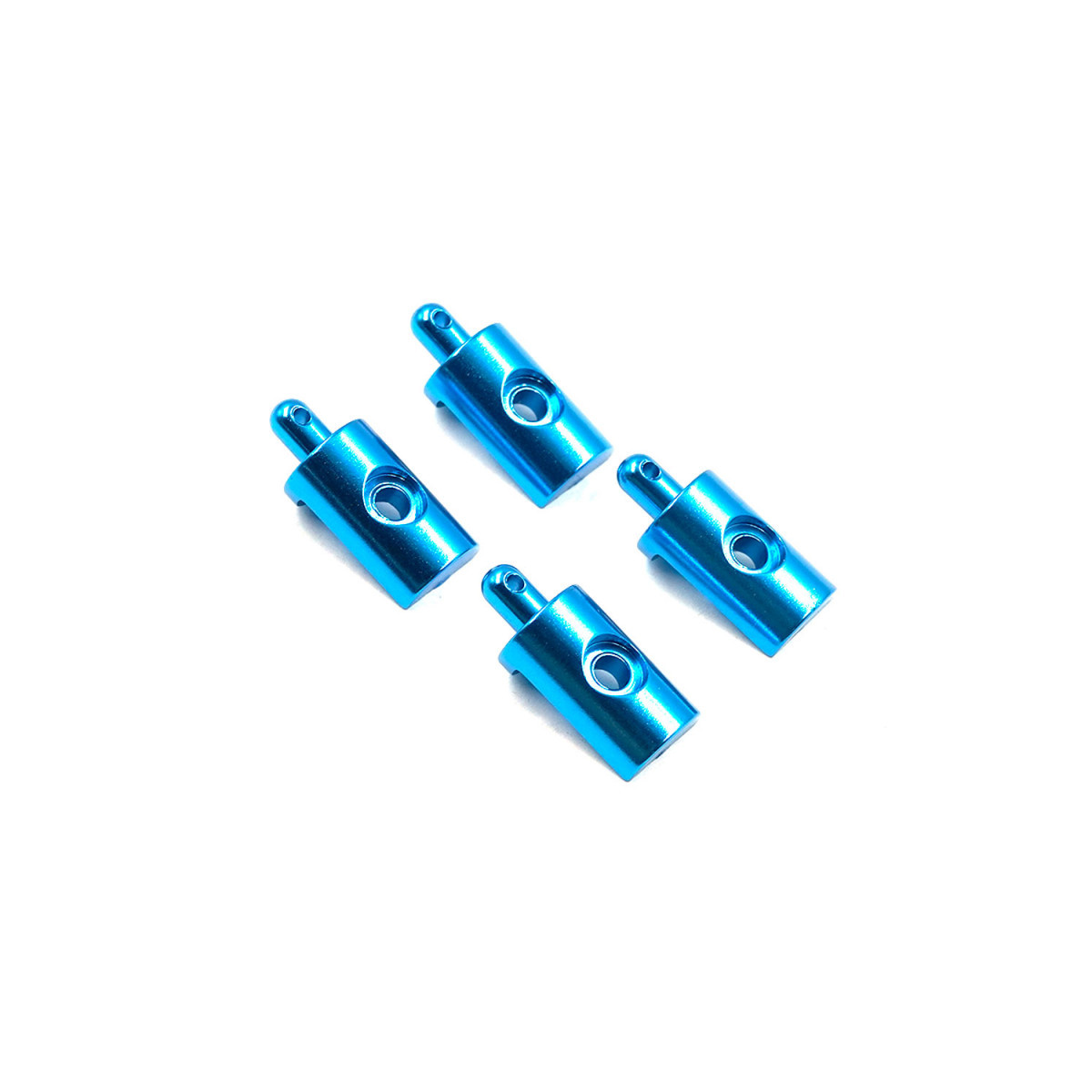 Xtra Speed Alu Body Mount für Tamiya Lunch Box Blau