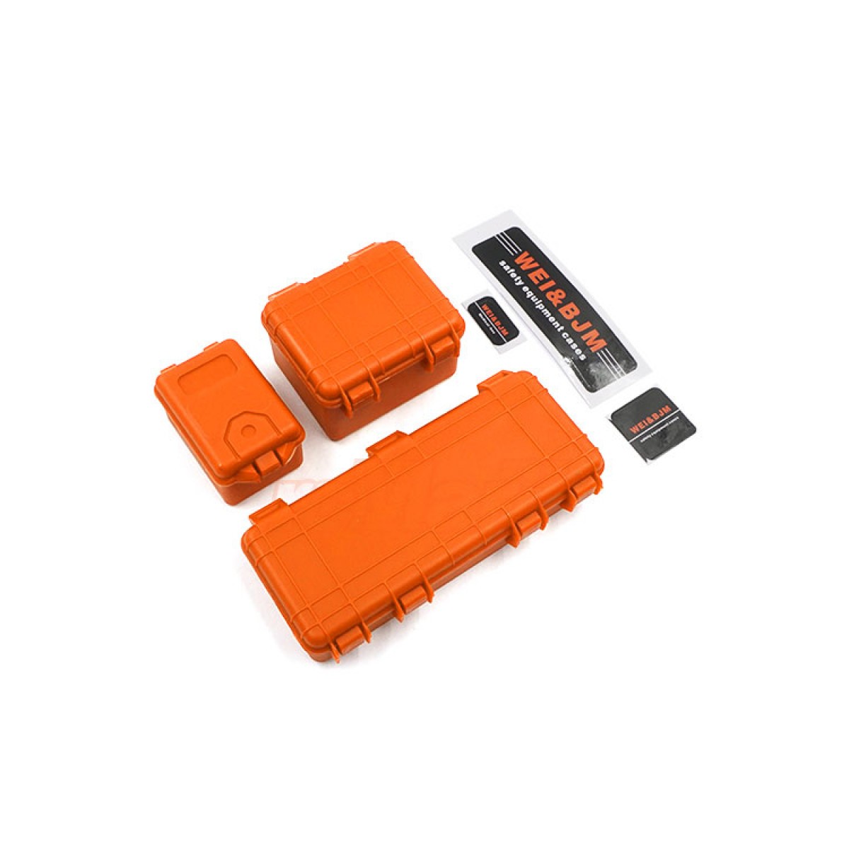 Xtra Speed Scale Kisten-Set (3) Crawler Zubehör 1/10 Orange