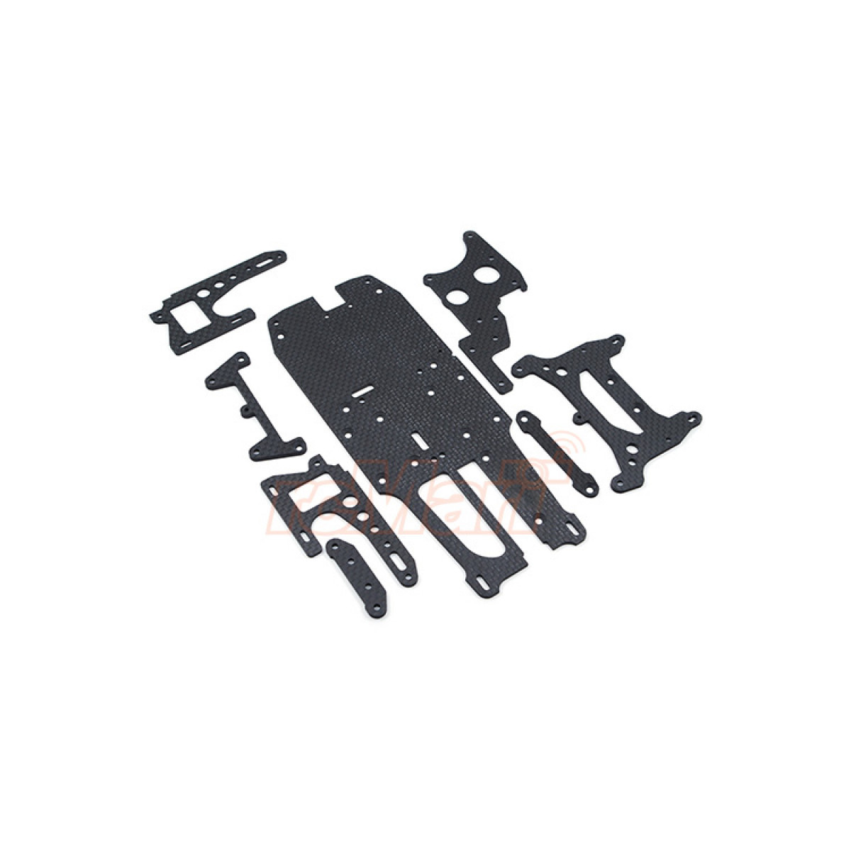 Xtra Speed Carbon Upgrade Set für Kyosho Optima 2016