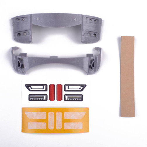 ARRMA ARA-1295 Karosseriehalterungs-Set Für Big Rock – Vorne & Hinten, Clipless-Montage