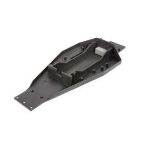 Traxxas 3728 Lower chassis (black) (166mm long battery...