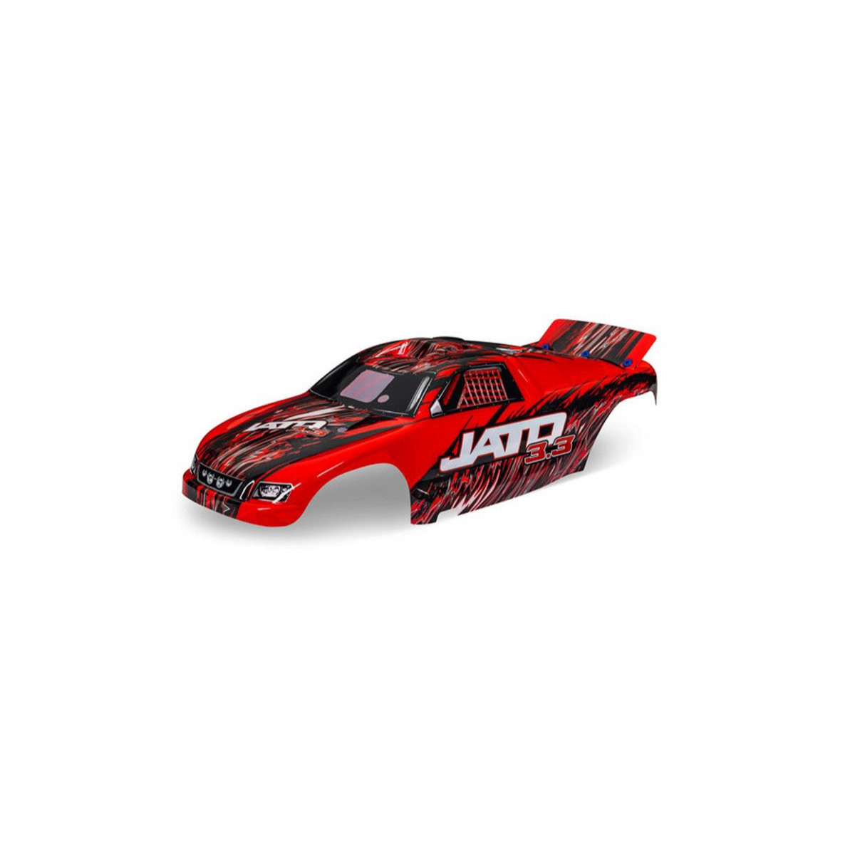 Traxxas 5511A Karosserie Jato rot lackiert + Decals