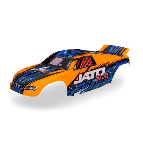 Traxxas 5511T Karosserie Jato orange lackiert + Decals