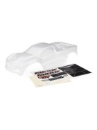 Traxxas 8918 Body, Maxx (clear, requires painting)/ window masks/ decal sheet (fits Maxx with extended chassis (352mm wheelbase))