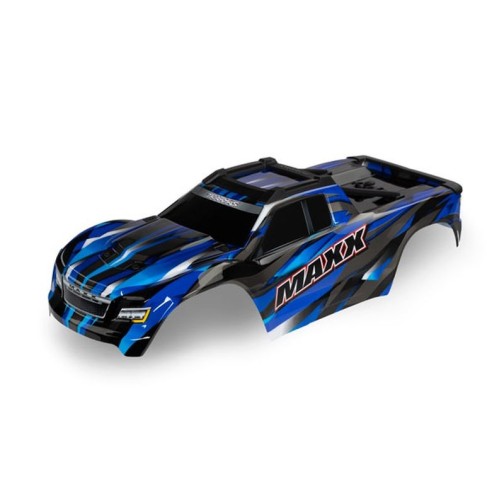 Traxxas 8918A Body, Maxx, blue (painted, decals applied) (fits Maxx with extended chassis (352mm wheelbase))