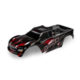 Traxxas 8918R Body, Maxx, red (painted, decals applied)...