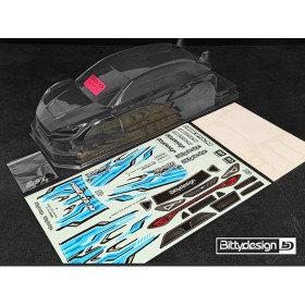 Bittydesign Karosserie HIBERYA-M 1:10 M-Chassis 225mm (unlackiert)
