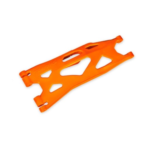 Traxxas 7894T Suspension arm, lower, orange (1) (left, front or rear) (for use with #7895 X-Maxx WideMaxx suspension kit)