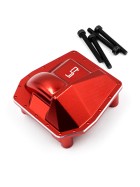 Yeah Racing Alu Diff Cover (1) für Axial SCX6 Rot