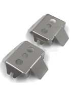 Yeah Racing Stahl Front & Rear Diff Protector (2) für Axial SCX6