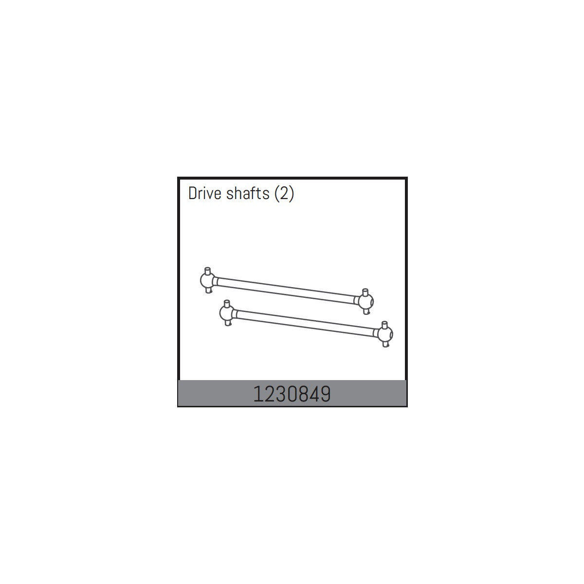Absima Rear Drive Shafts (2)