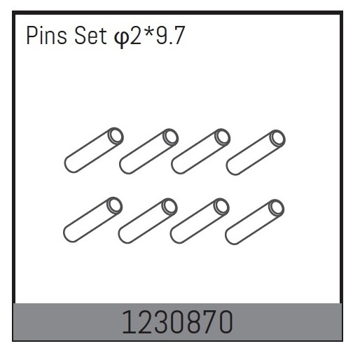 2*9.7 Pin Set (10 St.)