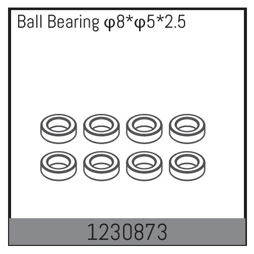 Absima Ball Bearing 8*5*2.5 (10)
