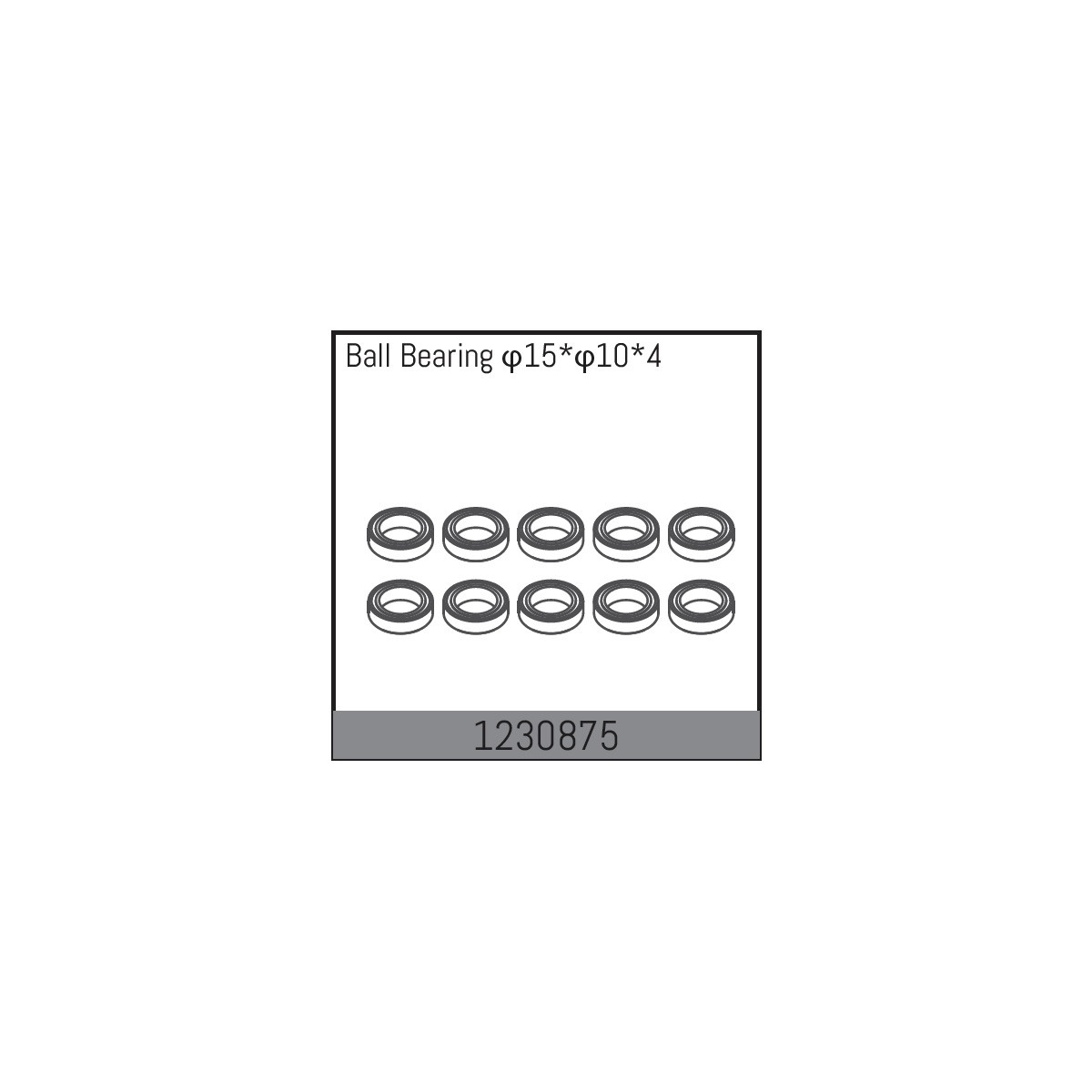 Absima Ball Bearing 15*10*4 (10)