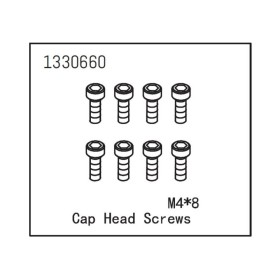 Cylinder head screws M4*8 (8 pcs.)