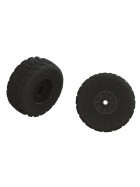 Arrma ARA550107 dBoots FIRETEAM Tire Set Glued (Black) (1 Pair) 