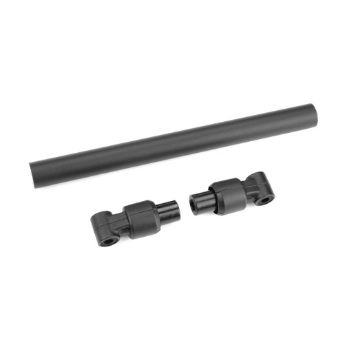 Team Corally - Chassis Tube - Front - 135mm - Aluminum - Black - 1 Set