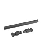 Team Corally - Chassis Tube - Front - 135mm - Aluminum - Black - 1 Set
