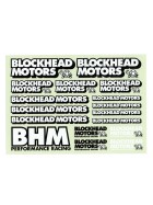 Blockhead Motors Aufkleber/Decals Gothic Logo Decal Sheet