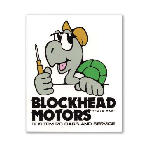 Blockhead Motors Aufkleber/Decals Comic Sticker
