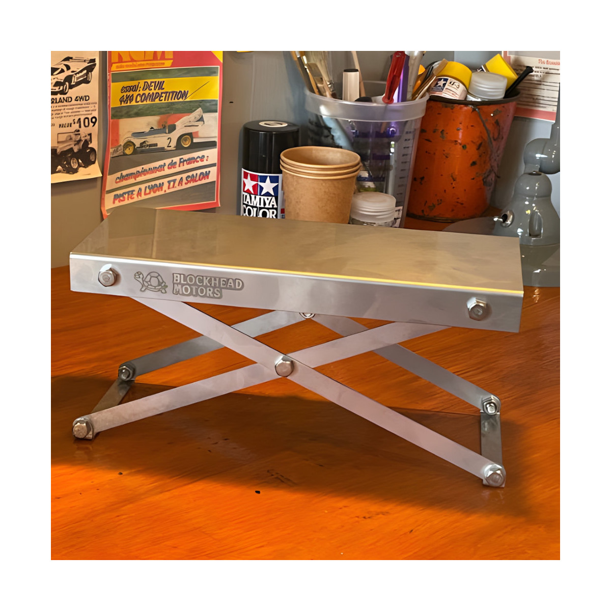 Blockhead Motors Stainless RC Car Stand