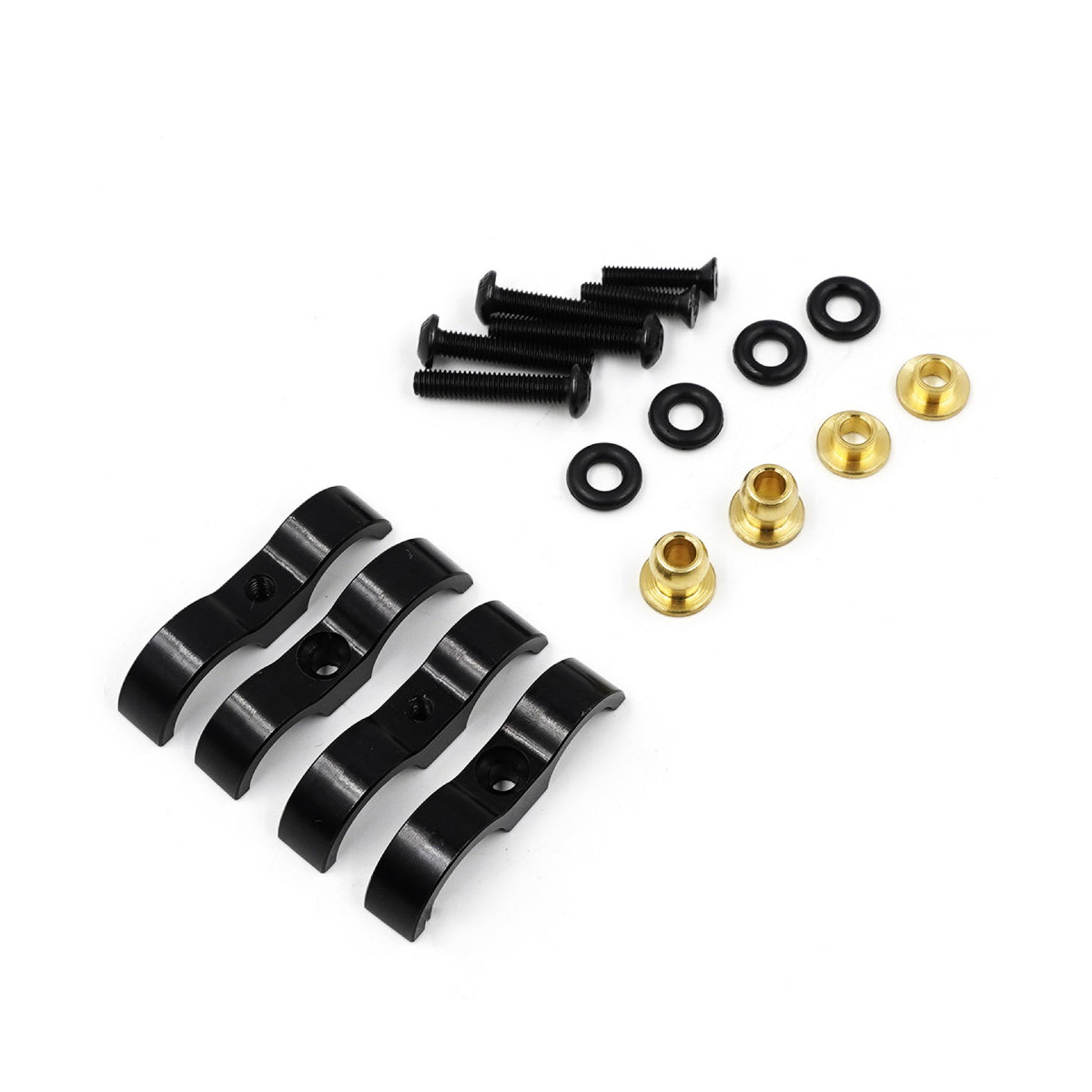 Yeah Racing DDP Shock Replacment Mounting Hardware (schwarz)