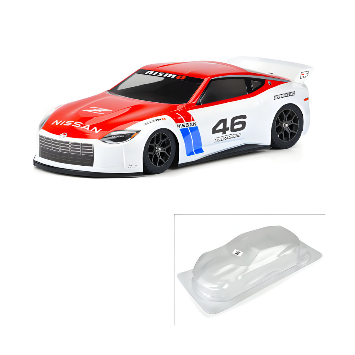 Protoform Karosserie-Satz Nissan Z 2023 (unlackiert) 1:8