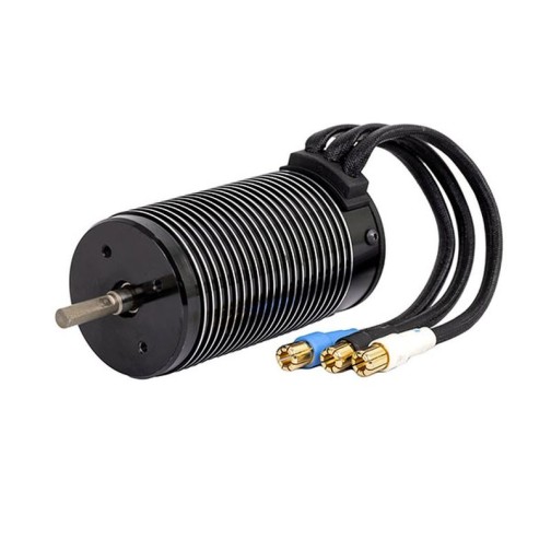 Traxxas 3483 Motor, 2000Kv 77mm, brushless (with 6.5mm gold-plated connectors & high-efficiency heatsink)