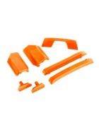 Traxxas 9510T Body reinforcement set, orange/ skid pads (roof) (fits #9511 body)