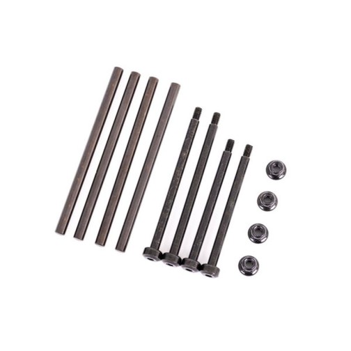 Traxxas 9540 Suspension pin set, front & rear (hardened steel), 4x67mm (4), 3.5x48.2mm (2), 3.5x56.7mm (2)/ M3x0.5mm NL, flanged (2)