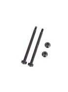 Suspension pins, outer, front, 3.5x48.2mm (hardened steel) (2)/ M3x0.5mm NL, flanged (2)