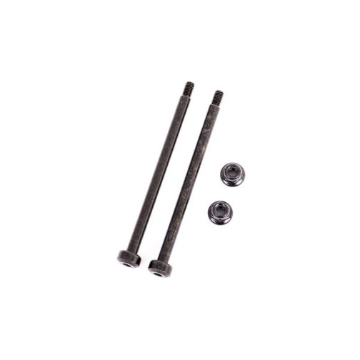 Traxxas 9543 Suspension pins, outer, rear, 3.5x56.7mm (hardened steel) (2)/ M3x0.5mm NL, flanged (2)