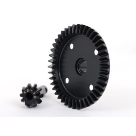 Traxxas 9579R Ring gear, differential/ pinion gear,...