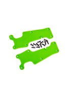 Traxxas 9633G Suspension arm covers, green, front (left and right)/ 2.5x8 CCS (12)