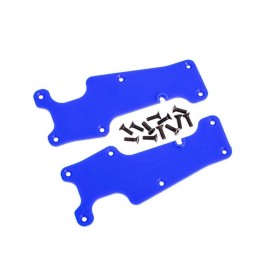 Traxxas 9633X Querlenker-Abdeckung blau vorn l/r + Schrauben