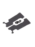 Traxxas 9634 Suspension arm covers, black, rear (left and right)/ 2.5x8 CCS (12)