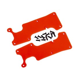 Traxxas 9634R Suspension arm covers, red, rear (left and...
