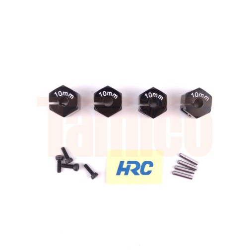 HRC Alu 12 mm Radmitnehmer klemmbar 10 mm Breit Schwarz (4)
