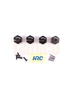 HRC Alu 12 mm Radmitnehmer klemmbar 10 mm Breit Schwarz (4)