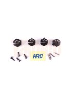 HRC Alu 12mm Wheel Driver clampable 8mm Wide Black (4)