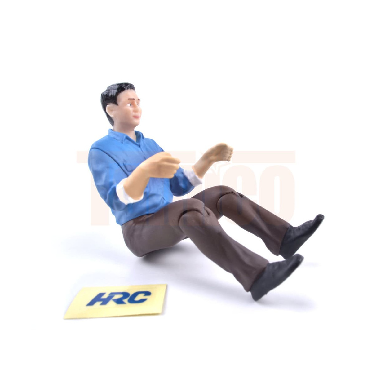 HRC Fahrerfigur 64×80mm blaue Weste 1:10