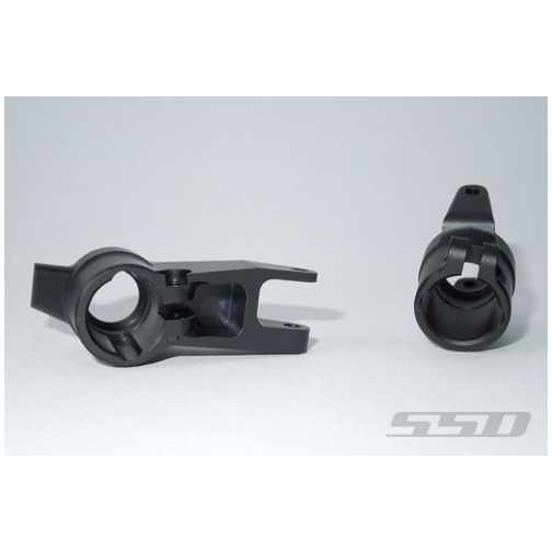 Mozzi Assiali SSD Alluminio Nero SSD00487 Per SCX10 III Axial 1/10 4WD