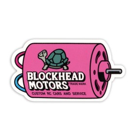 Blockhead Motors Aufkleber/Decals Motor Pink